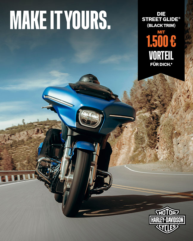 Die Grand American Tourer 2026 mit 1500 Euro Preisvorteil bei Harley Davidson Würzburg Village