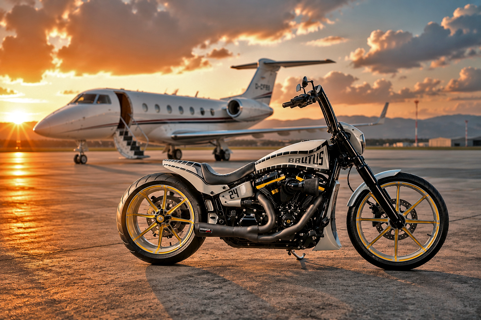 Harley Davidson Custom Bike - Brutus