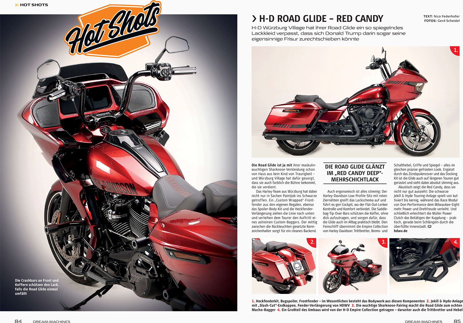 2026 DM Road Glide Red Candy